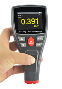 Gamma di misurazione del Film dell'automobile LCD digitale 0-1500um misuratore di spessore ad alta precisione misuratore di spessore del rivestimento della vernice dell'auto - Product Image 4