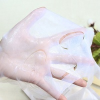Masque facial en feuille de biocellulose sèche en gros, masque en fibres de coco fermentées, forme et taille personnalisées, masque non infusé, vente en gros OEM