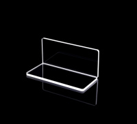 Lámina de Vidrio de Sílice Fundida con Cuarzo UV, Placa Redonda Pulida Óptica de Alta Precisión con Servicios de Soldadura y Corte