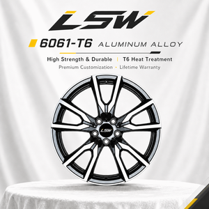 LS8182 พรีเมียม 5x120 ET35 18 19 20 นิ้ว ล้อฟอร์จประสิทธิภาพสูง สีดำเงา ขอบขัดเงา สำหรับ BMW M3 M4 M5 - Product Image 4