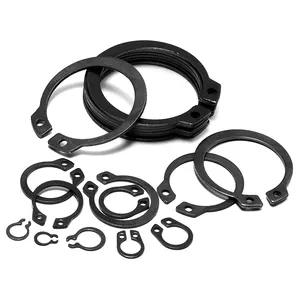 China Hersteller Standard Schwarz oxid DIN 471 Sicherungs ring Spreng ring Außen ringe