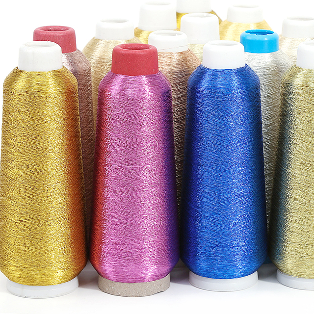 Large Quantity of MS/MT Type Gold and Silver Silk Thread Embroidery Thread in Stock With Preferential Pricing