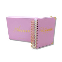 Cuaderno de tapa dura personalizado motivación Cuidado Personal manifestación diario inspirar planificador semanal