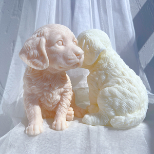 Moule à bougie en silicone pour chiot Springer Spaniel, animaux, chiots, cire de soja, décoration pour la maison pour les amoureux des chiens - Product Image 3