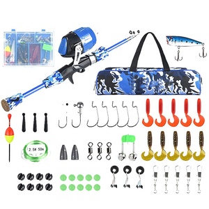 <span class=keywords><strong>Kit</strong></span> de canne à pêche pour enfants mignons et ensemble de petites cannes à pêche combo moulinet canne à pêche télescopique - Product Image 5