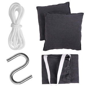 Chaise suspendue de jardin moderne pour l'extérieur, patio, avec cadre en <span class=keywords><strong>bois</strong></span>, mobilier d'extérieur pour parc et salon - Product Image 3