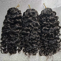 # Extensions de cheveux humains bouclés birmanes P4/27, pré-bouclées avec anneaux métalliques, cuticules alignées, cheveux vierges vietnamiens, vente en gros