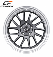 Jantes forgées CF 108 mm PCD 18 pouces pour voitures particulières, design Mesh Deep Dish, compatibles Volvo Ford Focus Jaguar