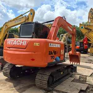 รถขุดญี่ปุ่นมือสอง Hitachi zx70 ขนาด 7 ตัน พร้อมใบมีด รถแบคโฮมือสอง Hitachi ZX70 ราคาพิเศษ - Product Image 3