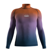 Kaos Rashie Selancar Khusus Pria Perlengkapan Renang Profesional Ringan Cepat Kering Fleksibel Cocok untuk Kayak Snorkeling
