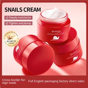 Crème hydratante et raffermissante à l'extrait de bave d'escargot pour femmes, usage nocturne, tous types de peau, importée - Product Image 4