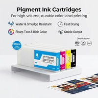 Cartouche de 300 ml haute capacité SJIC32P Gloss 4 couleurs avec puce intelligente entièrement décodée pour ColorWorks TM-C7520G version CHN