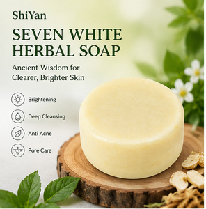 <span class=keywords><strong>Savon</strong></span> éclaircissant aux sept herbes biologiques avec logo personnalisé, exfoliant, resserre les pores, végétalien, <span class=keywords><strong>savon</strong></span> botanique chinois ancien - Product Image 1