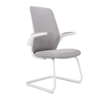 Chaise de bureau ergonomique avec dossier en maille, pour étudiants, pour réunions, avec isolation acoustique, pivotante, réglable