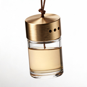 Diffusore <span class=keywords><strong>di</strong></span> Fragranze per Auto in Vetro Irregolare Personalizzato, Bottiglia Vuota con Corda per Appendere, Spruzzatore a Pompa per Oli Essenziali - Product Image 3
