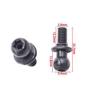 คลิปยึดไฟท้ายรถยนต์แบบเรียบลื่น 5.8 มม. x 25.7 มม. สำหรับ Volkswagen Skoda Fabia Kami Lavida Tiguan - Product Image 1