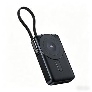 Batería Externa Magnética de <span class=keywords><strong>Carga</strong></span> Inalámbrica de 3000mah 5000mah 10000mah con Batería de Litio-Polímero Compatible con iPhone 17 Pro Max 16 15 14 13 12 - Product Image 1