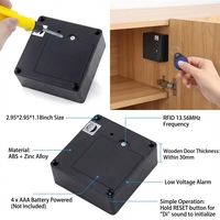 Serrure Intelligente Invisible Tuya TTLock APP Prix Usine pour Tiroir et Armoire, Carte RFID 125KHZ/13.56MHZ
