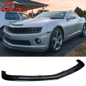 Compatible con Chevrolet Camaro V8 SS solo modelos 2010-2013, labio de parachoques delantero estilo SLP, negro sin pintar - Product Image 1