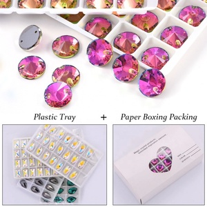 คริสตัลรูปหยดน้ำ 5A เกรด AB สำหรับเย็บติดเสื้อผ้า ขายส่งจากโรงงาน - Product Image 4