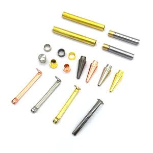Taiwan Pen Kits Hersteller Slimline DIY Pen Kits Holz drehen Sierra Bolt Action Massiv Messing Montage Drehmaschine Project Making Kits