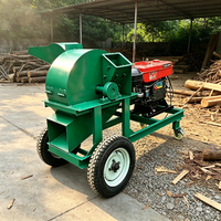 Broyeur de sciure de bois à faible coût et haute capacité 2T/H, déchiqueteuse de bois, machine à sciure, moteur 380V pour la production de granulés