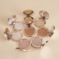 Surligneur de maquillage de marque privée, vente en gros, palette de surligneur de visage à pigment élevé, surligneur simple scintillant