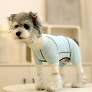 Vêtements pour chiots toutes saisons, style décontracté, chauds, couvrant le ventre, en Dacron, pour Schnauzer et Bichon Frisé - Product Image 3