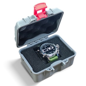 New <b>Watch</b> Storage <b>Case</b> Waterproof <b>Watch</b> with Custom Foam Insert <b>Watch</b> Box 1 Slot Durable <b>Case</b> Portable Plastic Box - Product Image 3