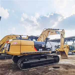 Fabriqué au Japon excavatrice hydraulique sur chenilles d'occasion de 25 tonnes Caterpillar 325d en vente dans la ville de Shanghai