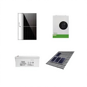 Hybrid <b>Solar</b> System 5KW-20KW Monocrystalline Silicon MPPT Lithium Ion 220V 24h Operation Roof Mounting Complete Home <b>Power</b> <b>Kit</b> - Product Image 2