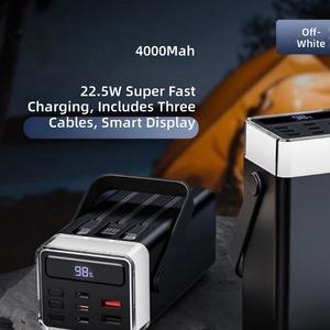 แบตเตอรี่สำรองความจุสูง 20000mah 30000mah 40000mah 60000mah 80000mah 100000mah ชาร์จเร็ว ลิเธียมโพลิเมอร์ สำหรับเดินทาง - Product Image 2