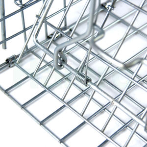 Cages de capture et de libération d'animaux sauvages vivants pliables en métal de différentes tailles sans cruauté - Product Image 4