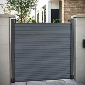 <span class=keywords><strong>Precio</strong></span> barato al aire libre Anti-viento Jardín Privacidad Wpc Valla 6 pies * 6 pies con <span class=keywords><strong>postes</strong></span> de aluminio - Product Image 2