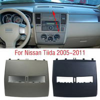 Panneau de sortie d'air de climatisation central du tableau de bord LHD pour Nissan Tiida 2005-2011 Ventilateurs de voiture OEM 68414-EL00A