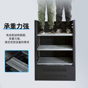 Armoire de stockage de batteries prismatiques 32 cellules 12V/2V avec ventilation pour usage industriel - Product Image 3
