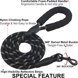 Harnais et laisse pour chien de haute qualité, en nylon résistant, réfléchissant, réglable, personnalisé, pour l'entraînement en extérieur, vente en gros - Product Image 2