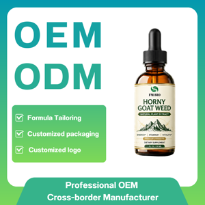 Gocce Liquide di Horny Goat Weed 30ml, Etichetta Privata OEM, Integratore Alimentare Botanico Non-OGM per Vitalità ed Energia - Product Image 2