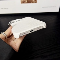 Top vente en gros Design de luxe personnalisé pour Iphone Crocodile Pu étui de téléphone en cuir