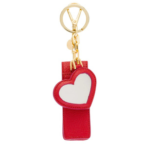 Customized lipstick <b>case</b> with mirror, PU leather single lipstick pouch, lipstick box, keychain. - Product Image 3