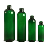 Bouteilles rondes de Cosmo PET violet de 60ml, 120ml, 2 oz, 4oz, avec vaporisateur noir à brume Fine, bouteille de pulvérisation d'huile essentielle d'aromathérapie en plastique PET