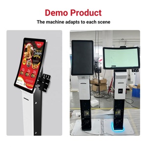 23.6 Inch Payment Kiosk Price Food Ordering Touch Screen Kiosk <b>With</b> <b>Printer</b> - Product Image 6
