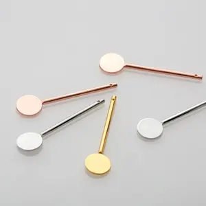 Outil petites spatules pour cosmétiques accessoires de beauté masque spatules métal maquillage cuillère pour mélanger et échantillonner spatule cosmétique