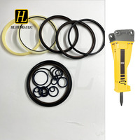 Kit de joints pour marteau hydraulique MB1700 MB700 MB750 MB1000 pour cylindre de chargeuse-pelleteuse, kit de réparation de joints de marteau hydraulique