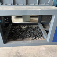 Mesin Penghancur Plastik Bekas Tugas Berat 45kW Twin Shaft untuk Pengurangan Ukuran Limbah Plastik