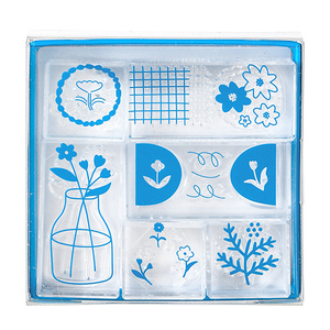 Máscara de Hielo, Mini Cuaderno Bonito, Material de Escritura, <span class=keywords><strong>Sellos</strong></span> <span class=keywords><strong>Acrílicos</strong></span> Transparentes con Formas Personalizadas para Scrapbooking y Decoración - Product Image 6