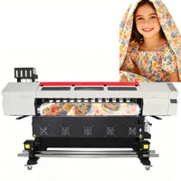 Nouvelle imprimante à sublimation industrielle de haute qualité pour la teinture des vêtements, garantie 1 an, semi-automatique, largeur d'impression 1800 mm