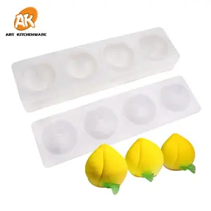 <span class=keywords><strong>Moule</strong></span> à gâteau en <span class=keywords><strong>silicone</strong></span> 3D à <span class=keywords><strong>4</strong></span> cavités en forme de pêche pour pâtisserie, desserts DIY, ustensiles de cuisine, outils de pâtisserie MC-129 - Product Image 6