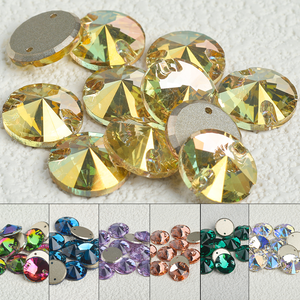 Cristalli Rivoli K9 all'Ingrosso, Strass da Cucire 8mm-14mm per Lavorazione di Abiti, Abiti da Sposa e Altri Accessori d'Abbigliamento - Product Image 4