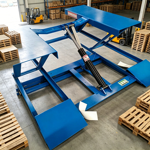 Plateforme élévatrice à ciseaux hydraulique mobile de 2,8 tonnes pour réparation automobile, hauteur de levage 650 mm, usage intensif - Product Image 3